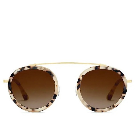 New KREWE Conti Matte Oyster 24K Sunglasses - Picture 4 of 15